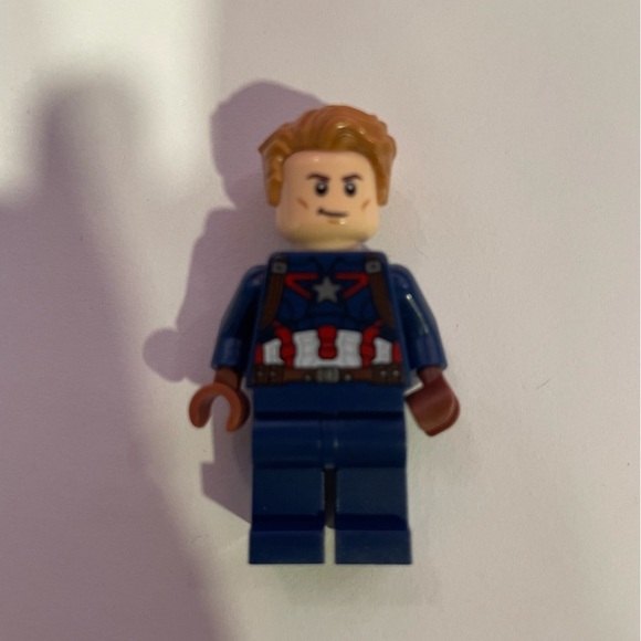 Lego Other - Lego Marvel Super Heroes Minifigure Captain America Detailed Suit,